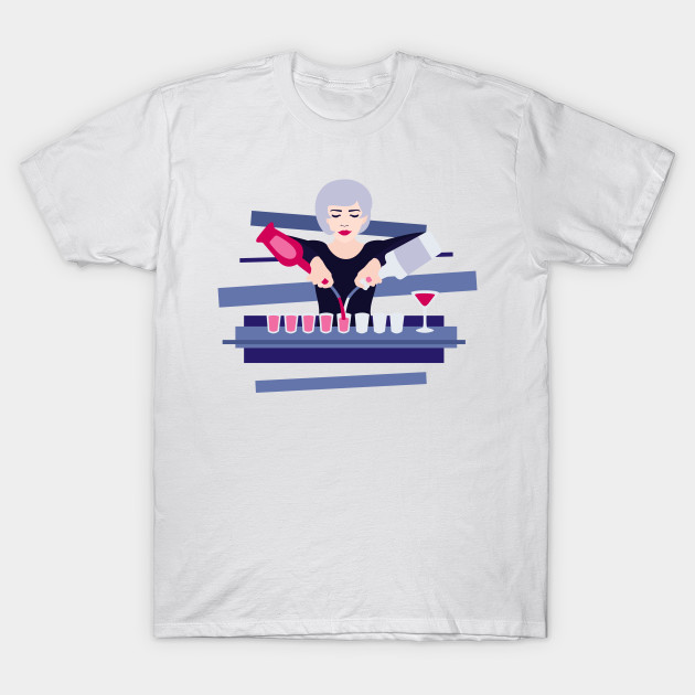 Bartender Girl T-Shirt-TJ